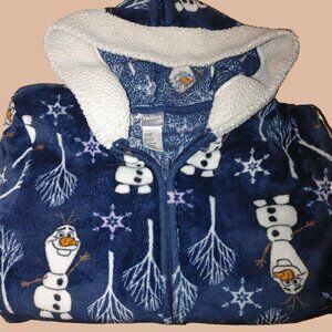 Disney Womens Frozen Olaf Union Suit XS One Piece Pajamas Costume Christmas Elsa